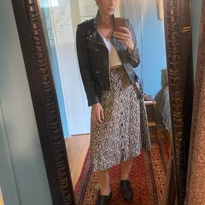 vintage 90's floral midi skirt